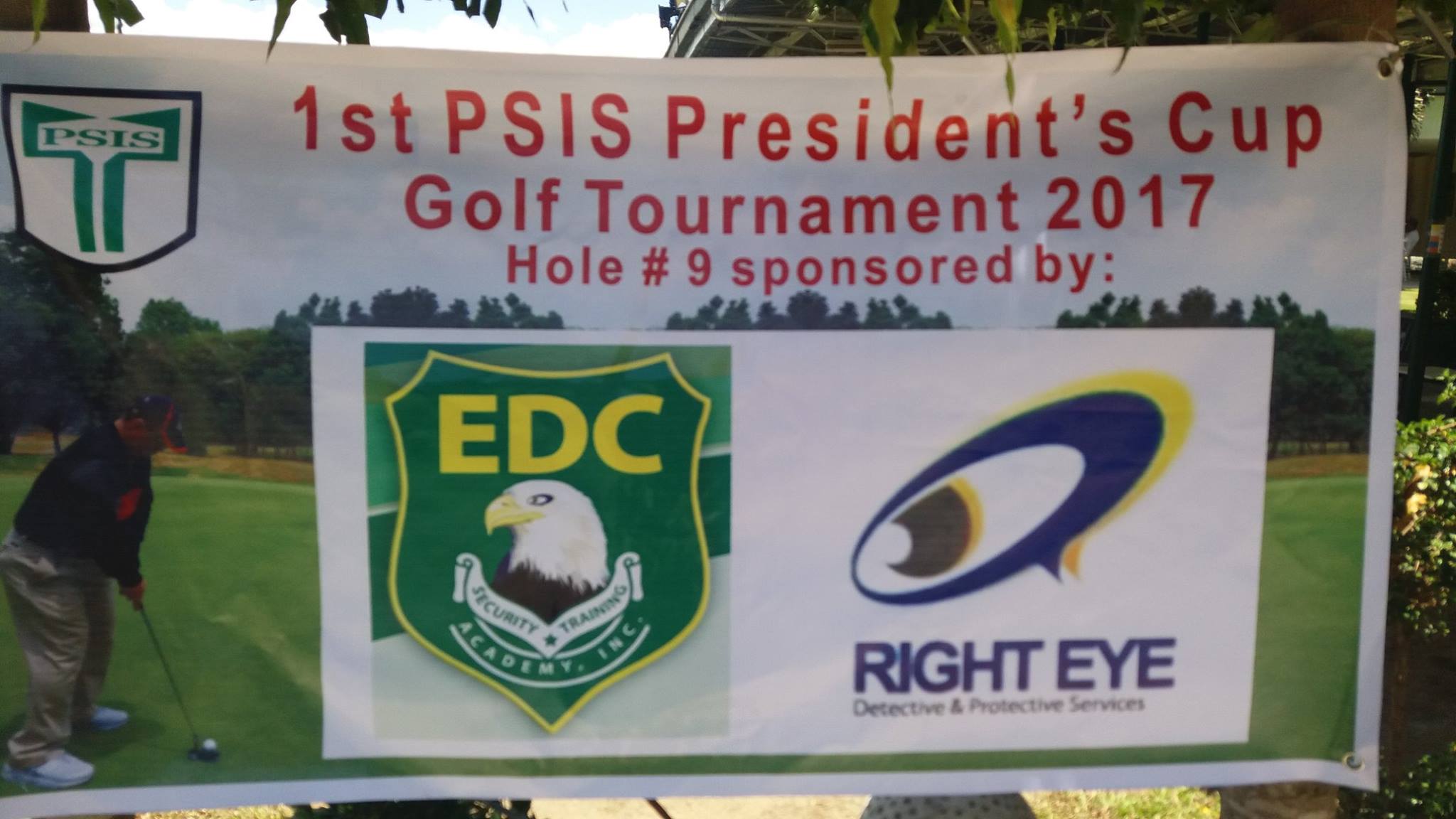 RIGHT EYE and EDC sponsored the PSIS President’s Cup Gold Tournament 2017